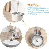 Hands Free 360° Spin Mop with Bucket Efficient Cleaning System