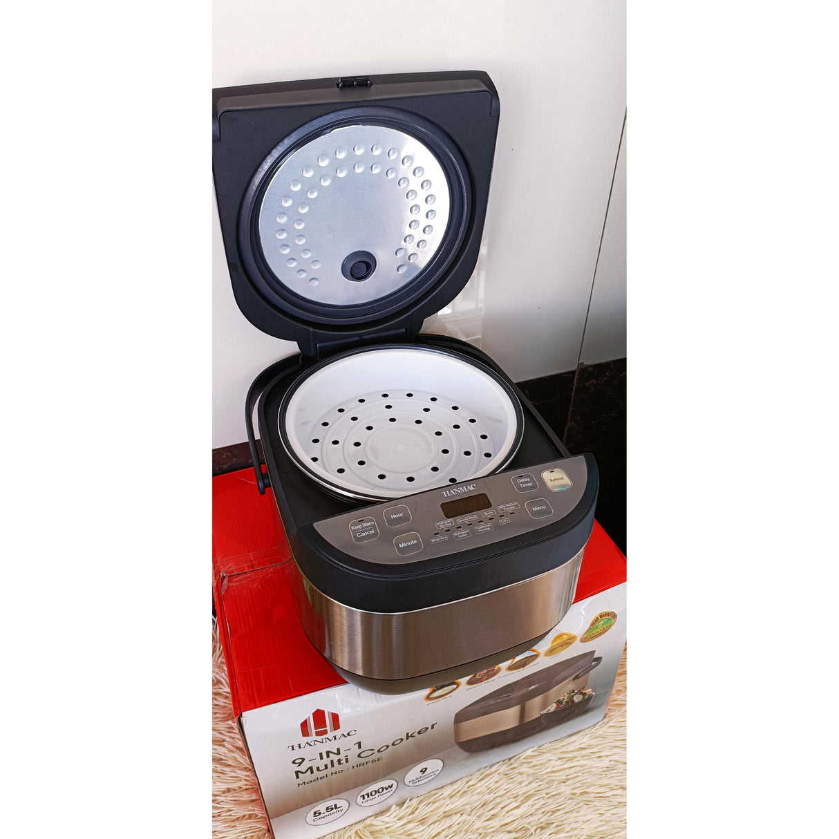 Hanmac 9in1 Multi Cooker | All in One Multifunctional Gadget with 5.5L Capacity