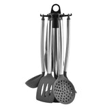 7 Piece Grey Silicone Kitchen Utensil Set, Durable & Heat-Resistant.- Furaha Finds Kenya