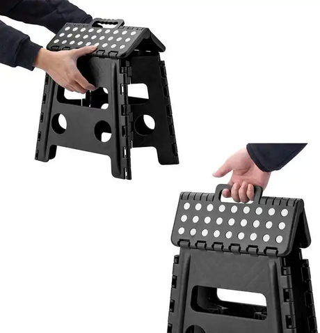 Furaha Finds Heavy-Duty Stepping Stool with Handle – Sturdy, non-slip step stool