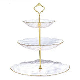 2 Tier Acrylic Snack & Cake Tray Versatile Fruit & Dessert Stand