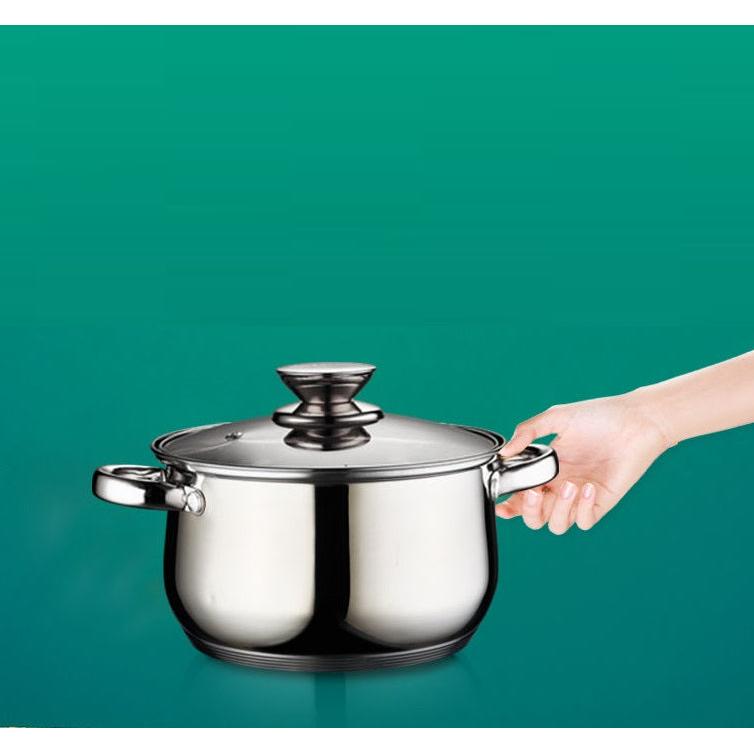 12 Piece Kaisavilla Stainless Steel Cookware Set | Induction Compatible | Thick Bottom & Marble Coating | K-Gold Plate Knob & Handle- Furaha Finds Kenya