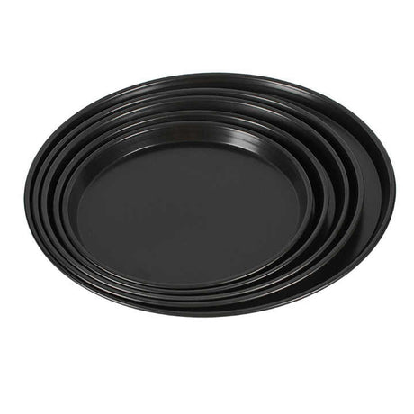 3Piece NonStick Pizza Pan Set | Carbon Steel | 24cm, 26cm, 28cm | Durable & Easy Handling- Furaha Finds Kenya