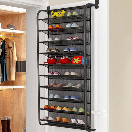 Furaha Finds 10-Tier Over-The-Door Shoe Organizer 