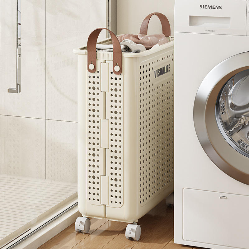 Furaha Finds Foldable Multipurpose Hamper Basket with Wheels 