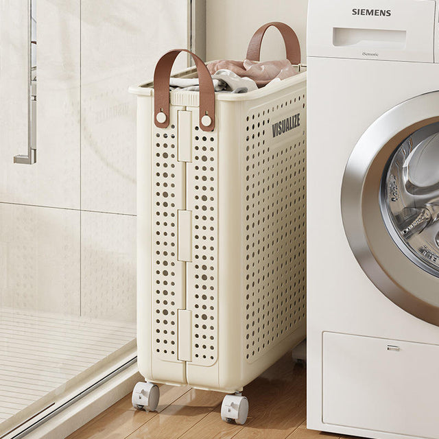 Furaha Finds Foldable Multipurpose Hamper Basket with Wheels 