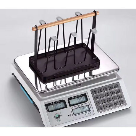 Luxury Iron Cup/Glass Holder Rack | 6 Hangers, Corrosion Resistant- Furaha Finds Kenya