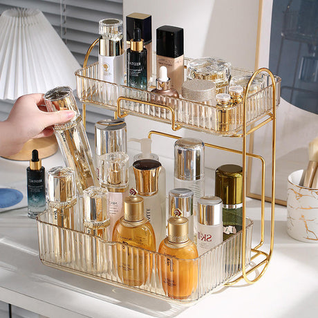 Furaha Finds Acrylic Double-Layer Cosmetic Organizer