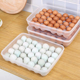 34 Egg Storage Container with Lid |Refrigerator Organizer|34cmx26cmx7.5cm- Furaha Finds Kenya