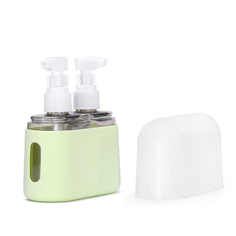 4in1 50ml Travel Bottle Set for Shampoo, Shower Gel, Hand Wash, Lotion Travel Kit with 32 Labels & Funnel- Furaha Finds Kenya