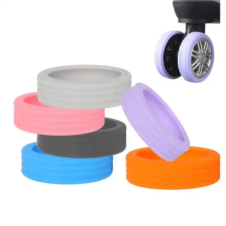 Silicone Luggage Wheel Covers 8pcs Set Anti Scratch Suitcase Wheel Protectors- Furaha Finds Kenya