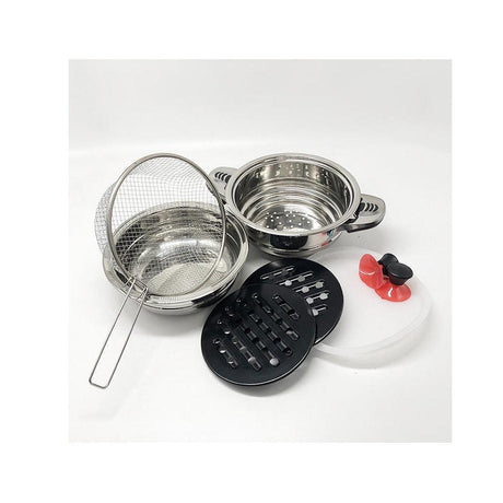 30 Piece Marwa Stainless Steel Cookware Set | Durable and Versatile Cookware for All Your Culinary Needs- Furaha Finds Kenya