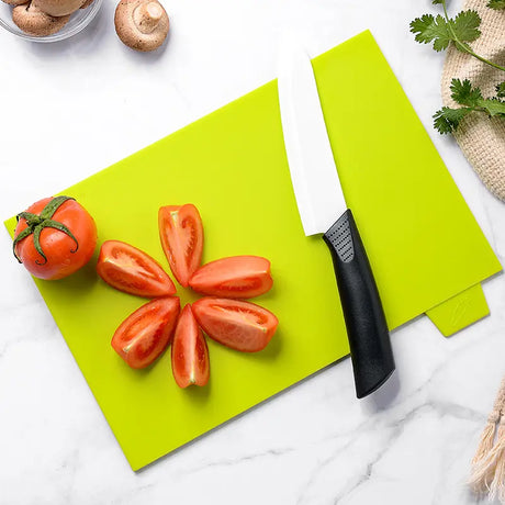 4 in 1 Durable Non Porous Plastic Chopping Board Set with Stand Multipurpose Kitchen Cutting Boards- Furaha Finds Kenya