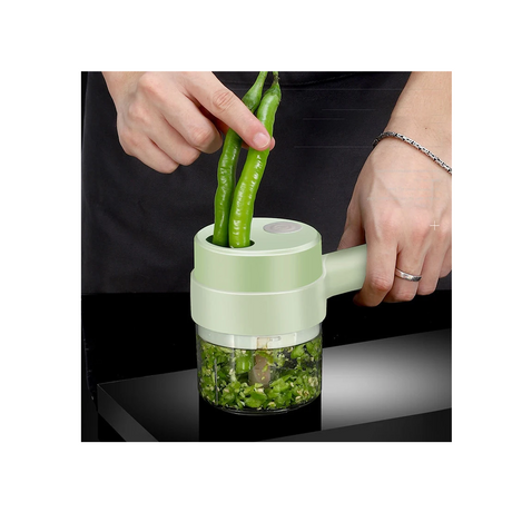 Dual Purpose Electric Food Chopper | 2in1 Garlic Masher, Frother & Egg Beater, 350ml with USB Charging- Furaha Finds Kenya