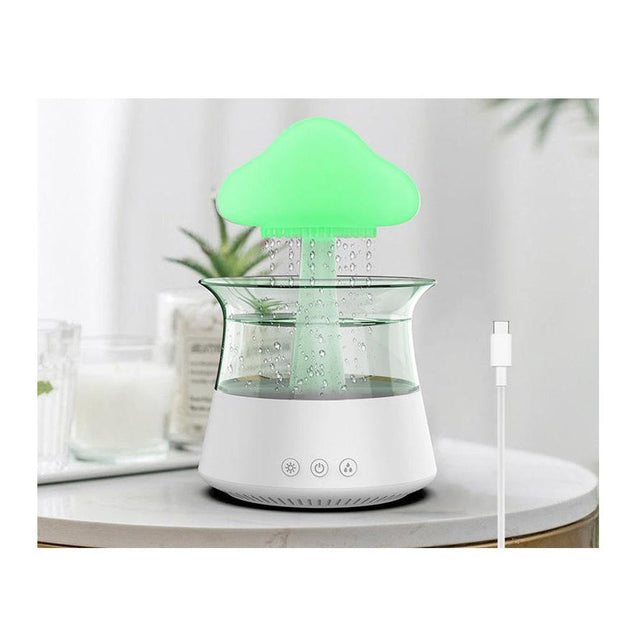 Bluetooth Speaker Rain Cloud Humidifier 7 Color LED Essential Oil Diffuser- Furaha Finds Kenya