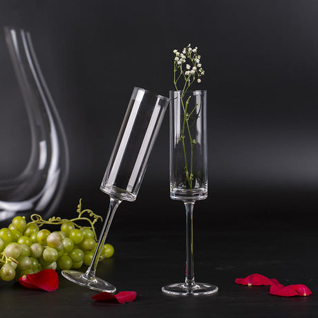 Elegant Champagne Flutes (180ml)- Furaha Finds Kenya