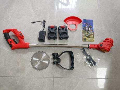 Portable Cordless Electric Lawn Mower | 21V Rechargeable Garden Pruning Tool with 1500W Power | 3in1 Grass Cutter