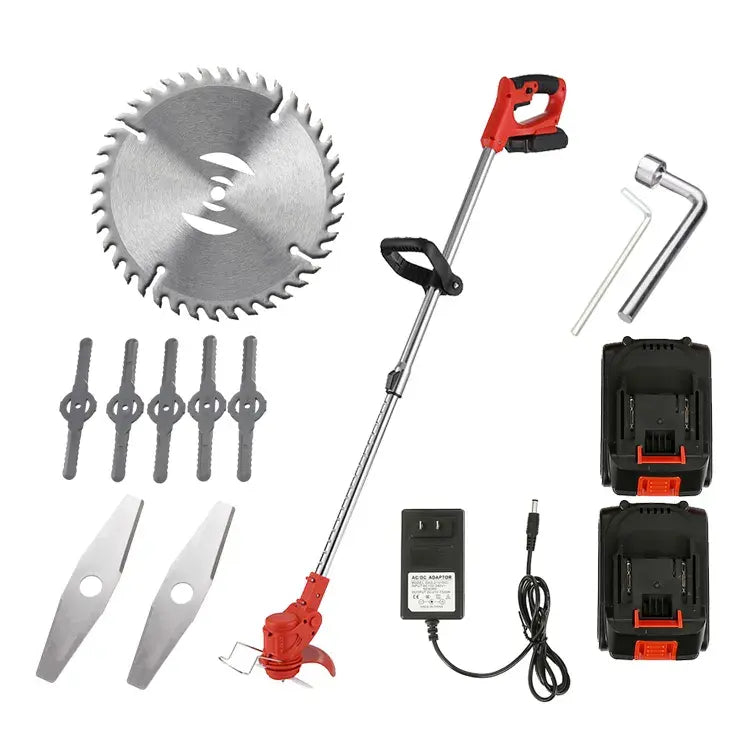 Portable Cordless Electric Lawn Mower | 21V Rechargeable Garden Pruning Tool with 1500W Power | 3in1 Grass Cutter