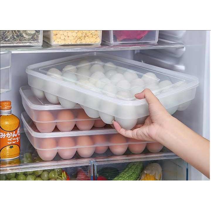 34 Egg Storage Container with Lid |Refrigerator Organizer|34cmx26cmx7.5cm- Furaha Finds Kenya