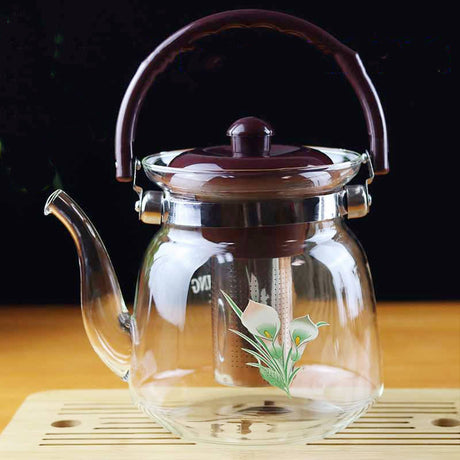 Heat Resistant Infuser Kettle 1600ml Borosilicate Glass