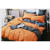 Heavy Cotton Binded Duvet Set | 7x7 Duvet with 1 Bedsheet & 2 Pillowcases