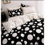 Heavy Cotton Binded Duvet Set | 7x7 Duvet with 1 Bedsheet & 2 Pillowcases