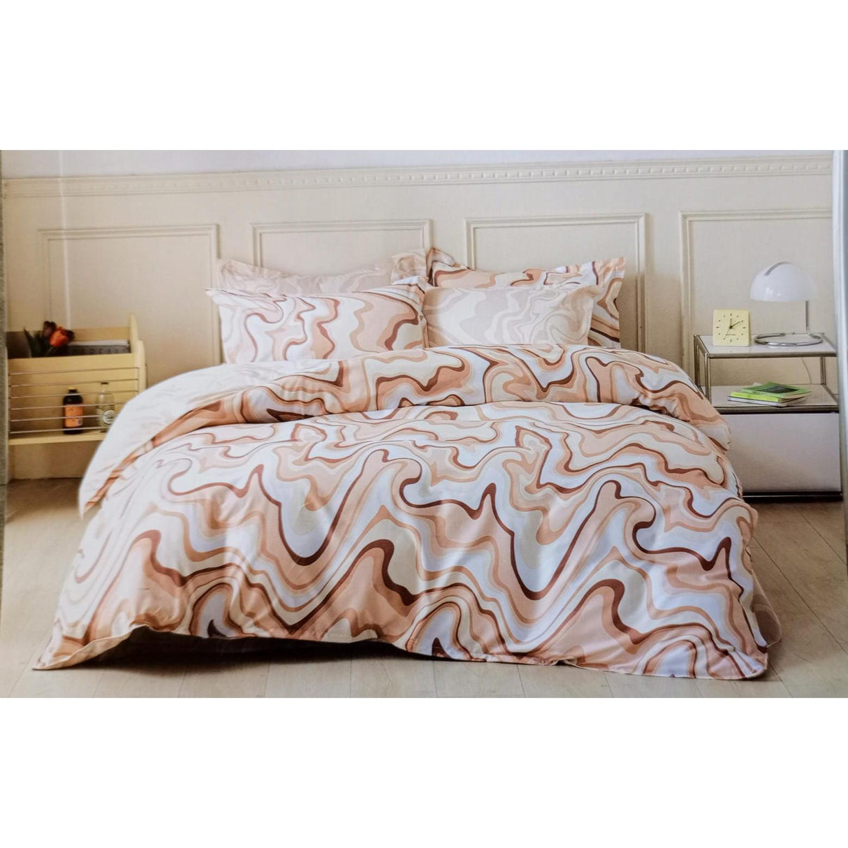 Heavy Cotton Binded Duvet Set | 7x7 Duvet with 1 Bedsheet & 2 Pillowcases