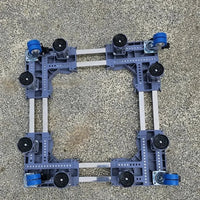 Heavy Duty Adjustable Stand for Washing Machine, Fridge, and Cooker with Wheels and 8 Support Legs Kitchen Household Appliance Accessories