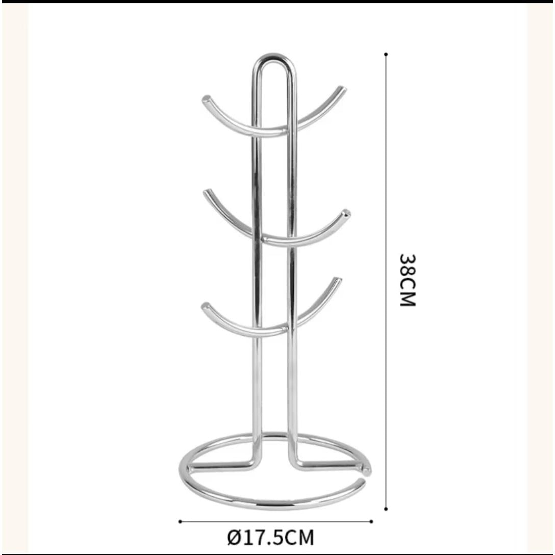 Heavy Duty Stainless Cups Stand | Available in Silver and Gold, Durable and Stylish