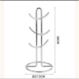 Heavy Duty Stainless Cups Stand | Available in Silver and Gold, Durable and Stylish