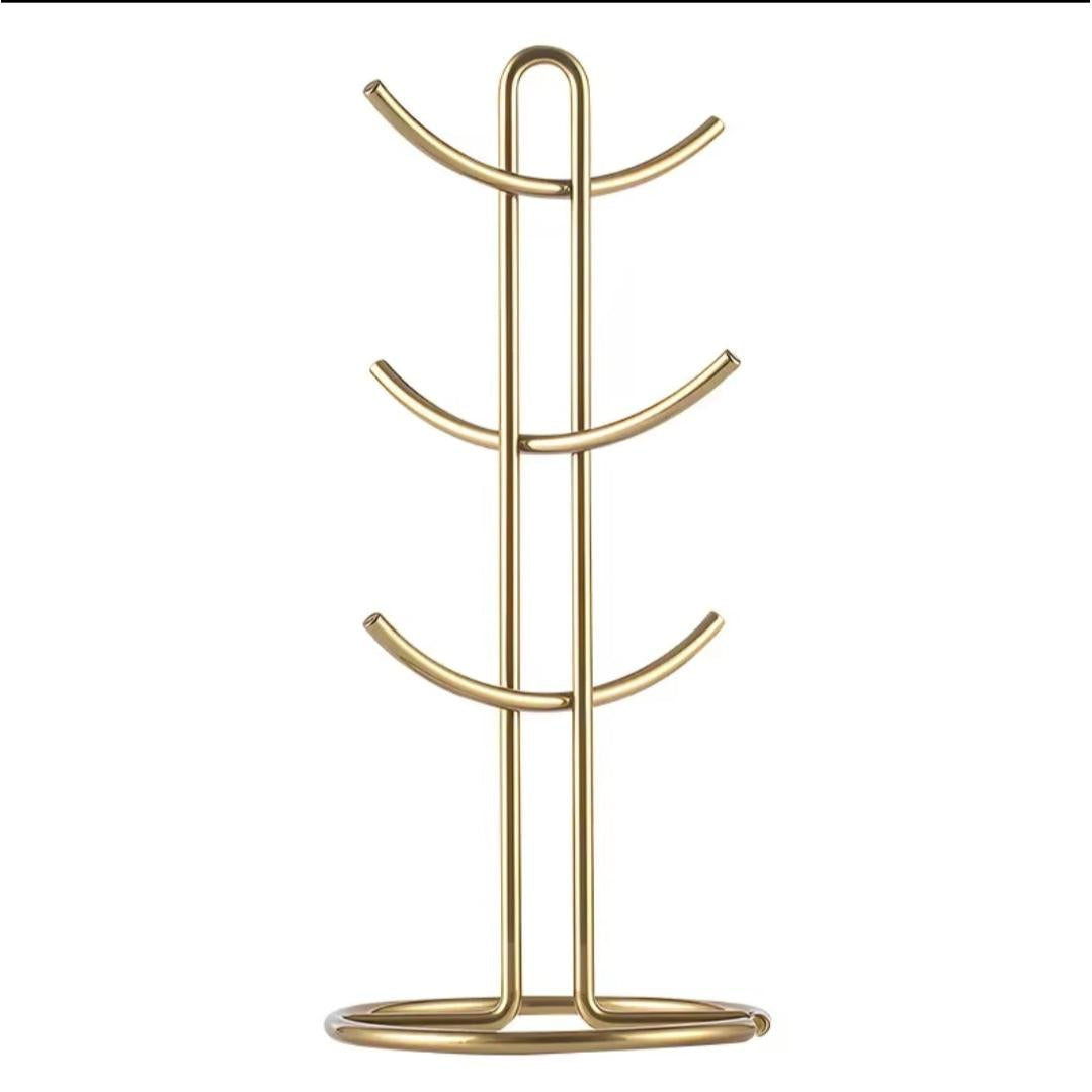 Heavy Duty Stainless Cups Stand | Available in Silver and Gold, Durable and Stylish