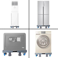Heavy Duty Washing Machine Fridge Cooker Stand Base Adjustable, Sturdy with Lockable Wheels. Home Comfort Appliances Household Appliance Accessories