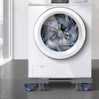 Heavy Duty Washing Machine Fridge Cooker Stand Base Adjustable, Sturdy with Lockable Wheels. Home Comfort Appliances Household Appliance Accessories