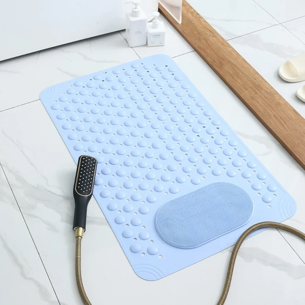 Heavy Non-Slip Bathroom Mat with Foot Massage Texture 50x80cm Bathroom mat Bath Mats & Rugs