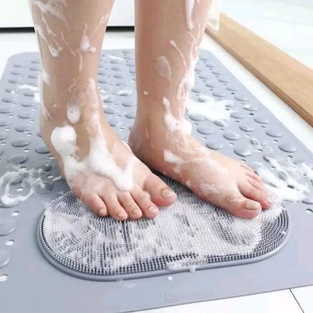 Heavy Non-Slip Bathroom Mat with Foot Massage Texture 50x80cm