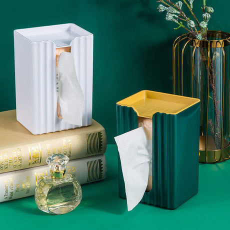Self Adhesive Serviette Holders Toilet Tissue Box | Fits Standard Serviettes | Available in White, Nordic Blue, and Nordic Green- Furaha Finds Kenya