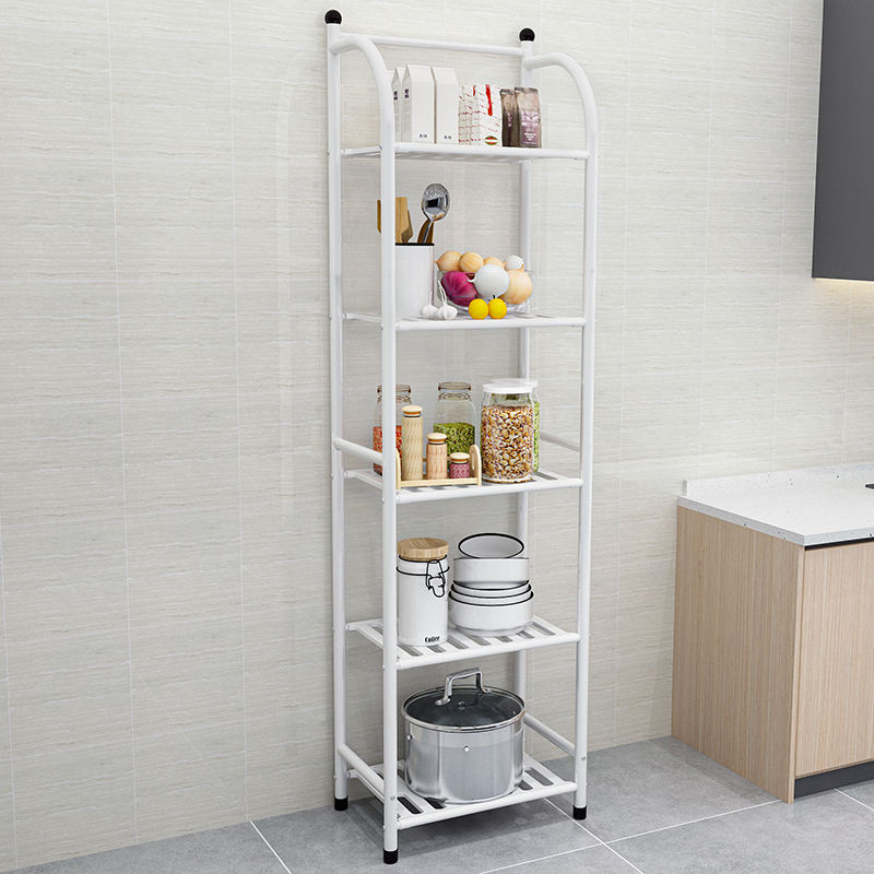 Furaha Finds Multifunctional 5-Layered Metal & Plastic Storage Rack 