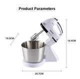 Sokany Cordless Dough Kneading Machine | 2L Mini Stand Mixer | Multifunctional Food Mixer with Bowl | Food Processor & Hand Mixer | 250W Power