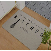 High Absorbent Rubber Bottom Kitchen Mat 60x40cm Anti Slip & Quick Drying Door Mats Door Mats
