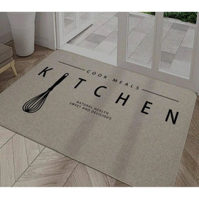 High Absorbent Rubber Bottom Kitchen Mat 60x40cm Anti Slip & Quick Drying Door Mats Door Mats