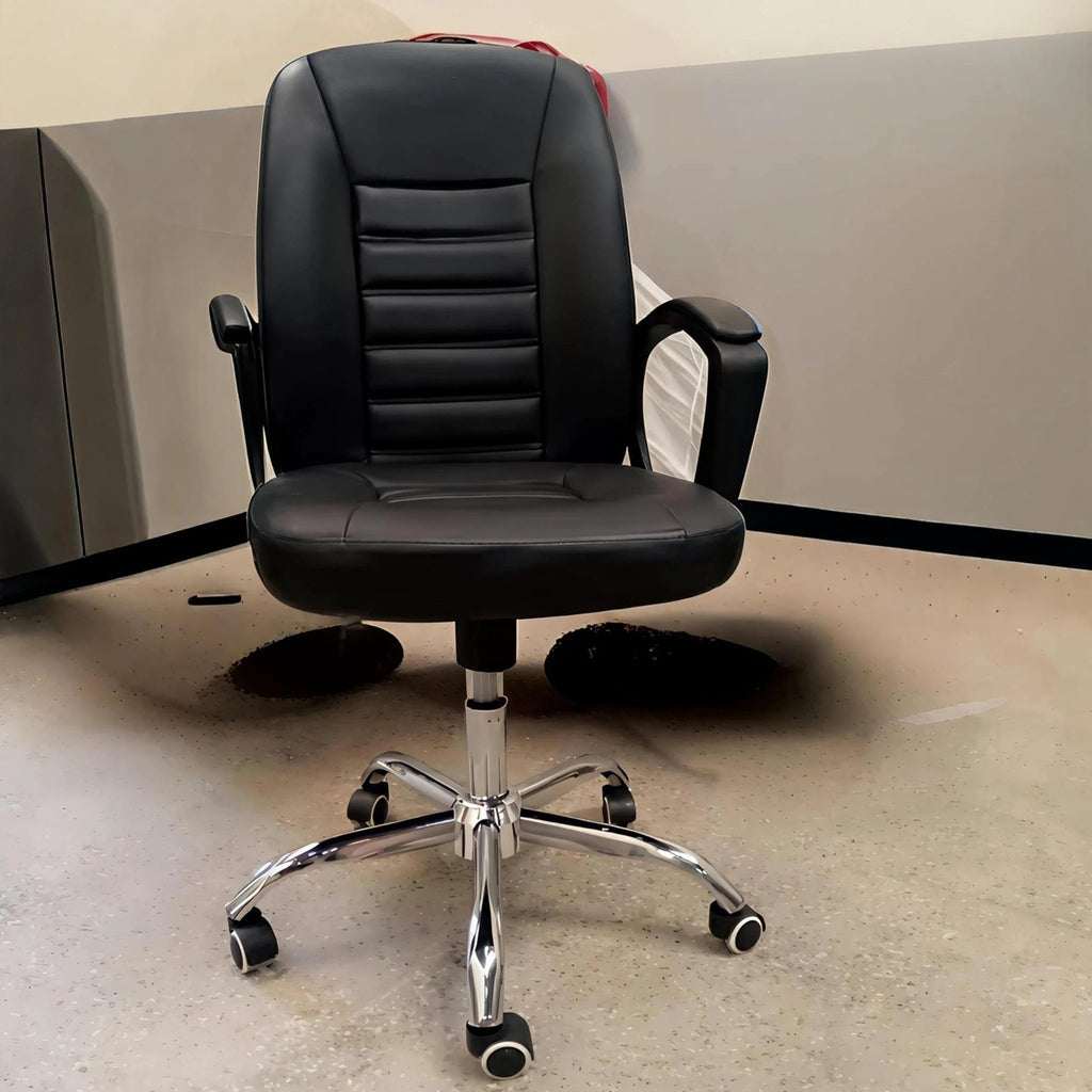 High Back Adjustable Swivel Office Chair with Wheels and Armrests Office furniture Furniture