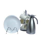 High Quality 13 Piece Dinner Set | 6 Cups, 6 Plates, & 2L Unbreakable Flask for Stylish Dining | Home Office Dining Set