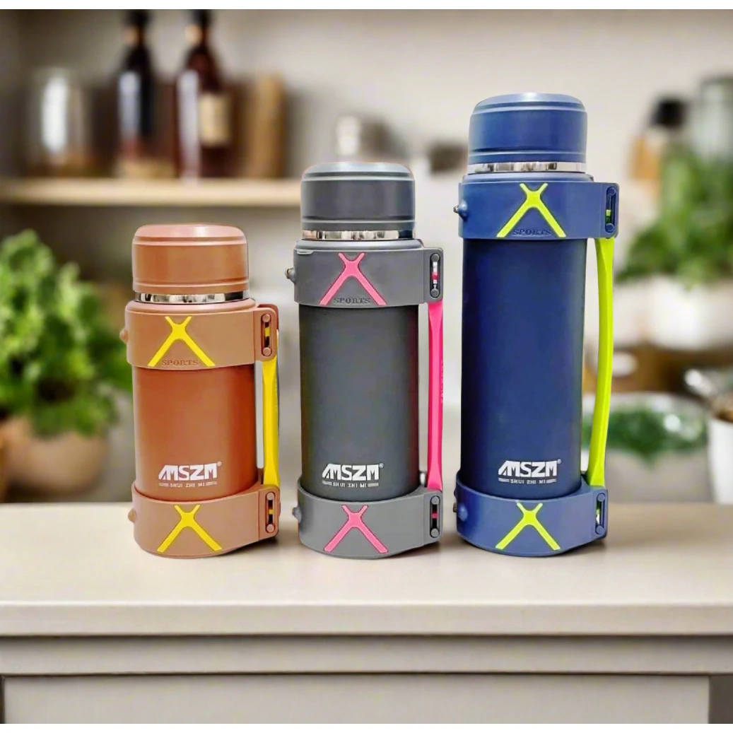 High Quality 304 Stainless Steel Insulated Thermos with Double Layer Insulation 2500/2000/1600ml Leak Proof Durable Rust resistance Multiple Colors Travel Essentials Thermoses