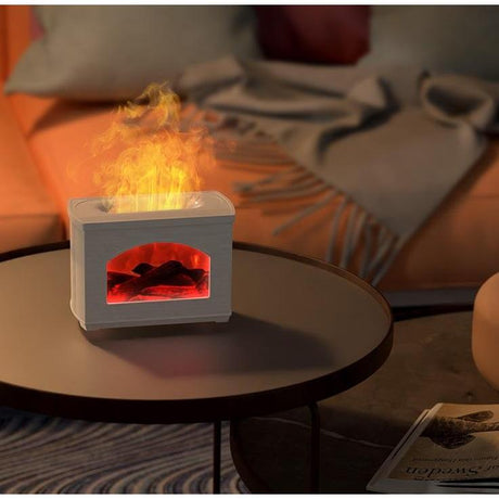 High Quality 3D Fireplace Aromatherapy Diffuser | Cool Mist Humidifier | 270ml Capacity