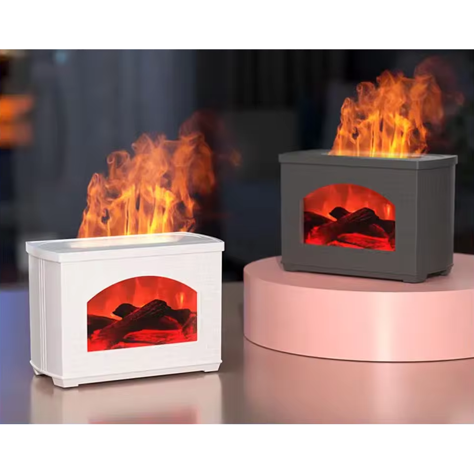 High Quality 3D Fireplace Aromatherapy Diffuser | Cool Mist Humidifier | 270ml Capacity