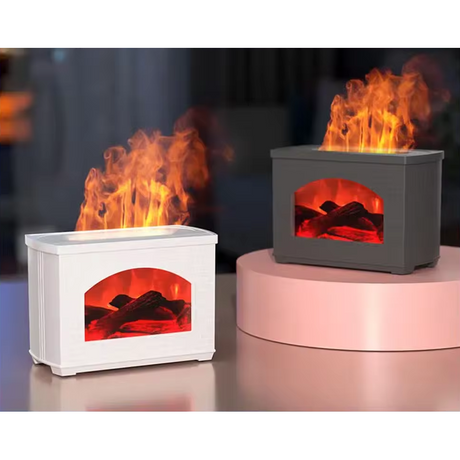 High Quality 3D Fireplace Aromatherapy Diffuser | Cool Mist Humidifier | 270ml Capacity