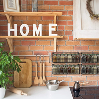 High Quality 4 Tier Wall Mounted Metal Spice Rack for Kitchen Organization Spice Organizers