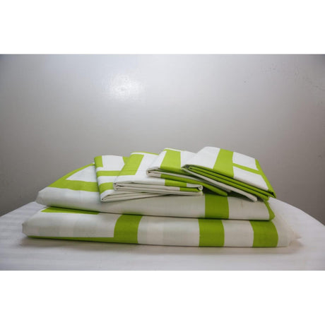 High Quality 6 Piece Pakistan Bedsheets Set | 1 Fitted, 1 Flat Sheet & 4 Pillowcases (7x7 Size)