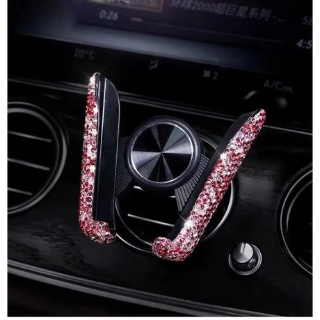 High Quality ABS + Rhinestones Diamond Crystal Car Phone Holder