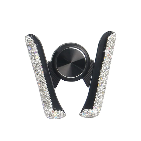 High Quality ABS + Rhinestones Diamond Crystal Car Phone Holder
